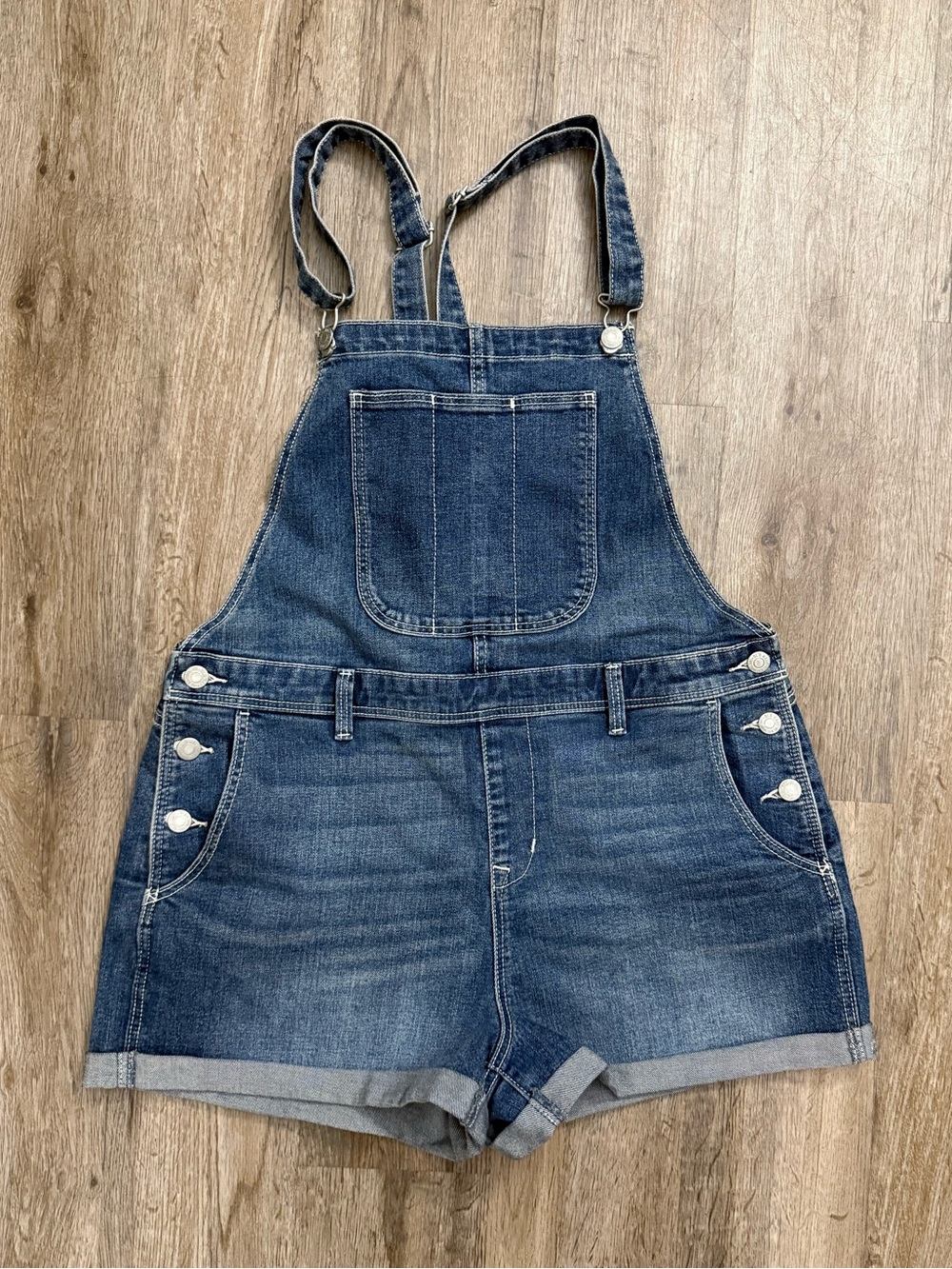 Old Navy • Stretch Denim Shortalls